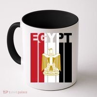 Egyptian Pride Flag National Emblem  Coffee Mug thumb 0