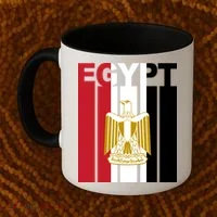 Egyptian Pride Flag National Emblem  Coffee Mug thumb 2