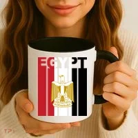 Egyptian Pride Flag National Emblem  Coffee Mug thumb 3