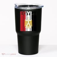 Egyptian Pride Flag National Emblem  Tumbler thumb 0