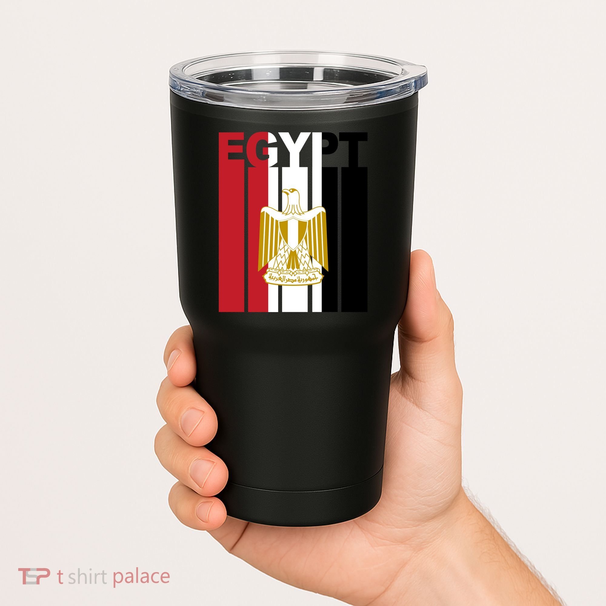 Egyptian Pride Flag National Emblem  Tumbler