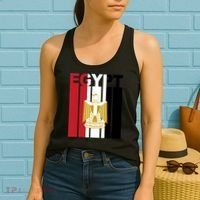 Egyptian Pride Flag National Emblem  Women's Tank Top thumb 2