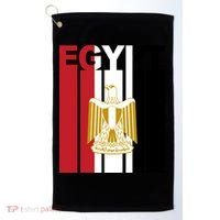 Egyptian Pride Flag National Emblem  Golf Towel thumb 0