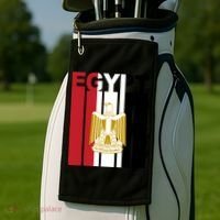 Egyptian Pride Flag National Emblem  Golf Towel thumb 2