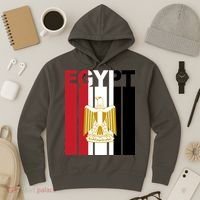 Egyptian Pride Flag National Emblem  Hoodie thumb 3