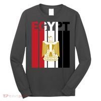 Egyptian Pride Flag National Emblem  Long Sleeve Shirt thumb 0