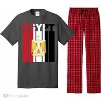 Egyptian Pride Flag National Emblem  Pajama Set thumb 0