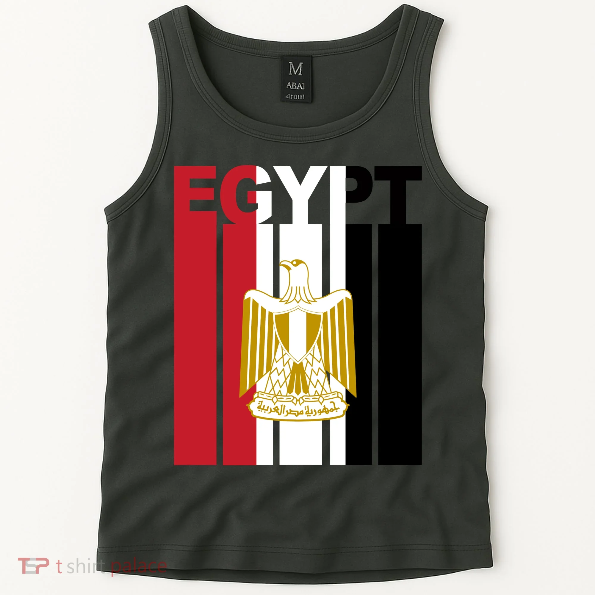 Egyptian Pride Flag National Emblem  Tank Top