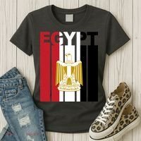 Egyptian Pride Flag National Emblem  Women's T-Shirt thumb 3