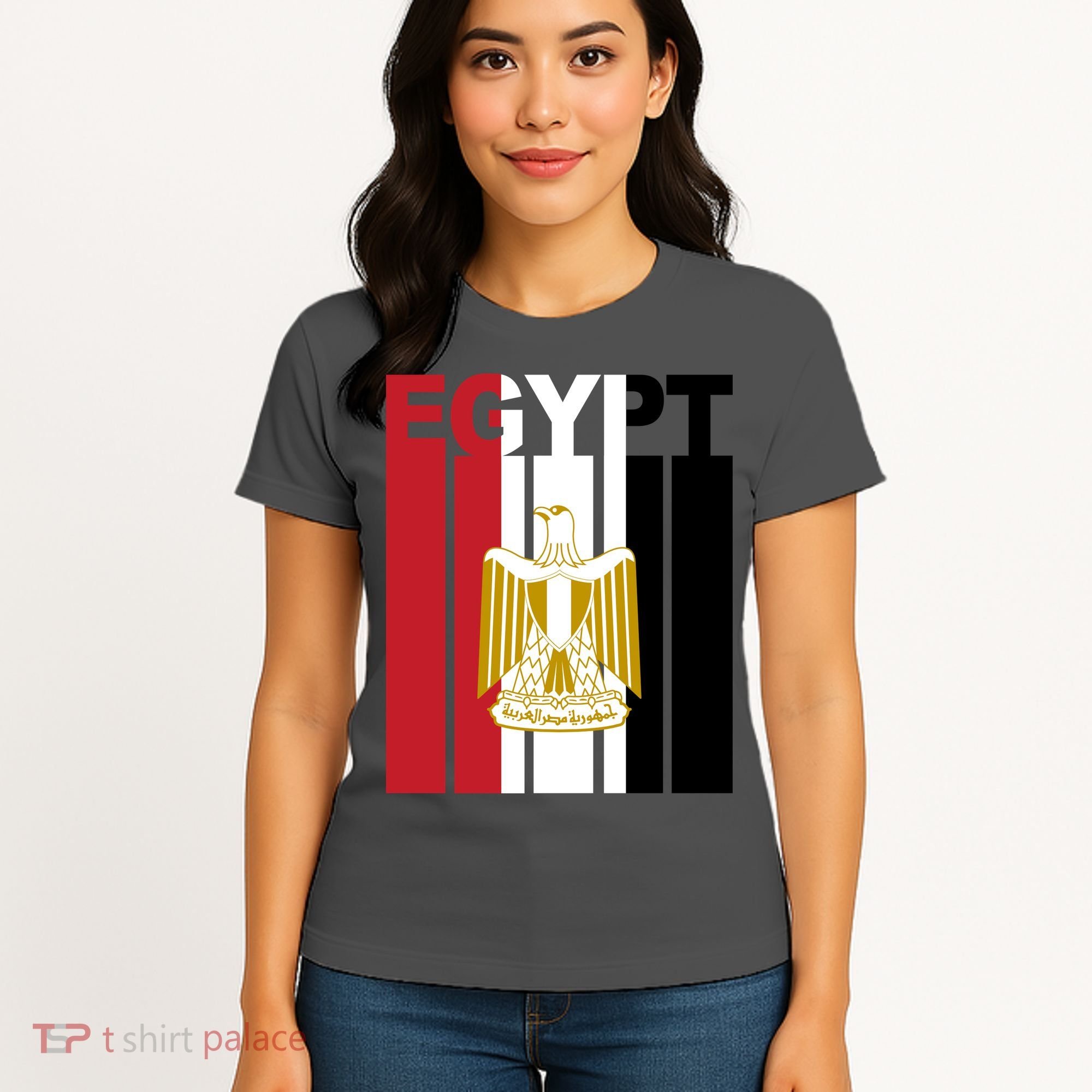 Egyptian Pride Flag National Emblem  Women's T-Shirt