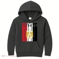 Egyptian Pride Flag National Emblem  Kids Hoodie thumb 0