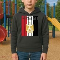 Egyptian Pride Flag National Emblem  Kids Hoodie thumb 2