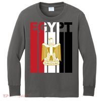 Egyptian Pride Flag National Emblem  Kids Long Sleeve Shirt thumb 0