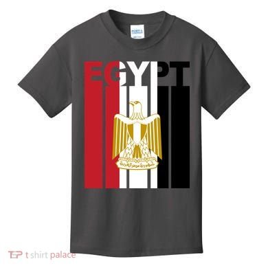 Egyptian Pride Flag National Emblem  Kids T-Shirt