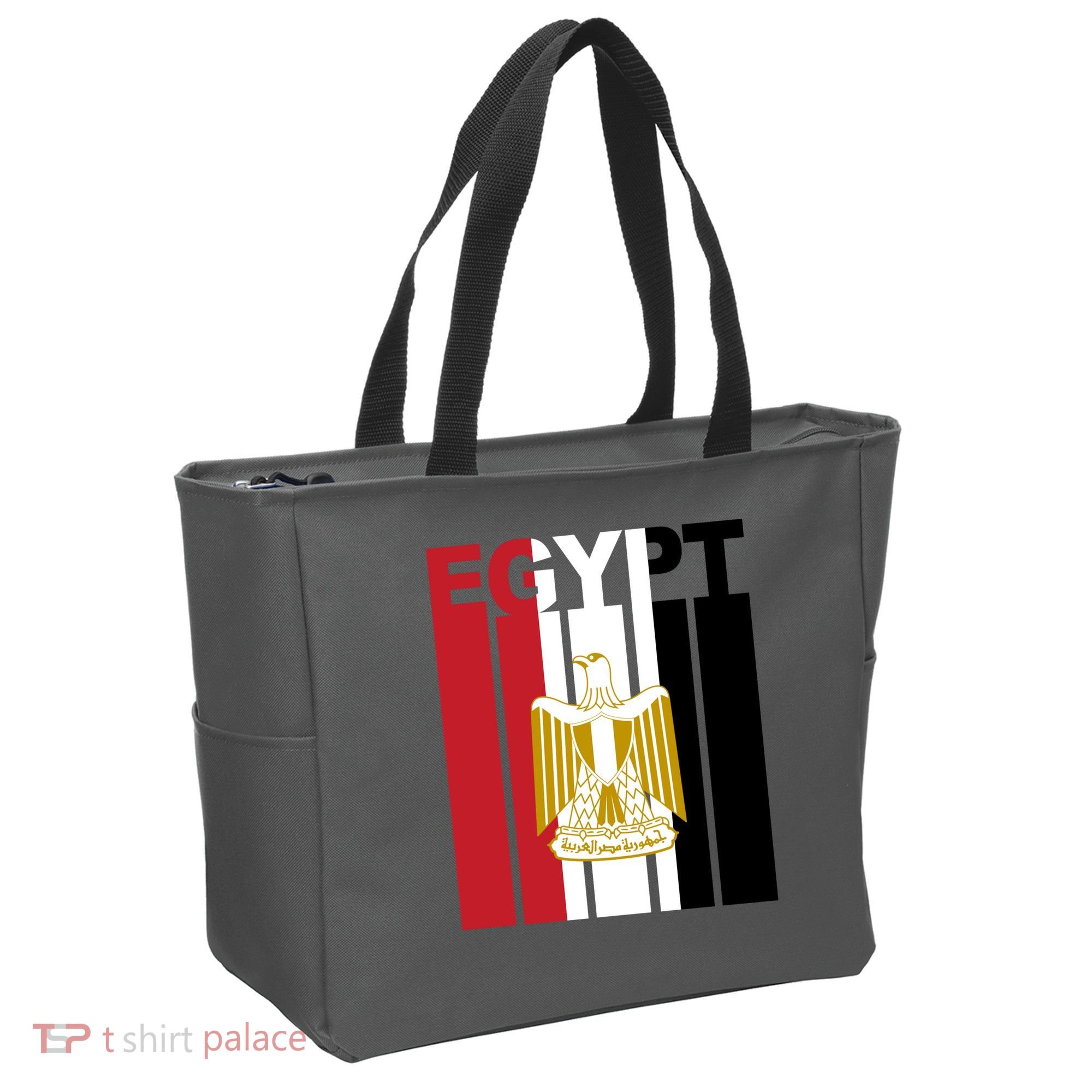 Egyptian Pride Flag National Emblem  Tote Bag