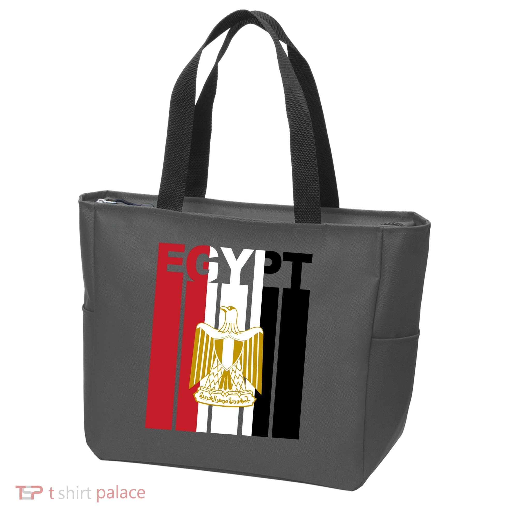 Egyptian Pride Flag National Emblem  Tote Bag