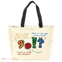English Punctuation Funny Tote Bag thumb 0