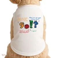 English Punctuation Funny Doggie Tank thumb 0
