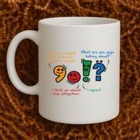 English Punctuation Funny Coffee Mug thumb 2