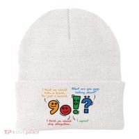 English Punctuation Funny Beanie thumb 0