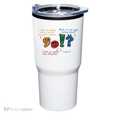 English Punctuation Funny Tumbler