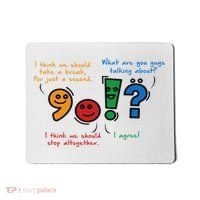 English Punctuation Funny Mousepad thumb 0