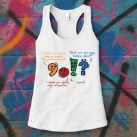 English Punctuation Funny Women's Tank Top thumb 3