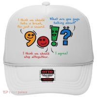 English Punctuation Funny Hat thumb 0