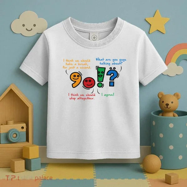 English Punctuation Funny Toddler T-Shirt