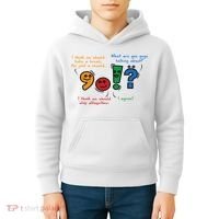 English Punctuation Funny Kids Hoodie thumb 4