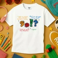 English Punctuation Funny Kids T-Shirt thumb 3