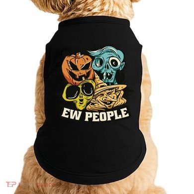 Ew People Funny Halloween Monsters Doggie Tank