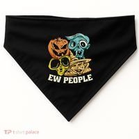 Ew People Funny Halloween Monsters USA-Made Doggie Bandana thumb 0