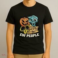 Ew People Funny Halloween Monsters T-Shirt thumb 3