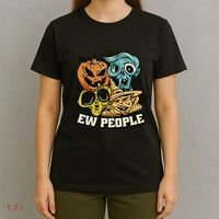 Ew People Funny Halloween Monsters T-Shirt thumb 4