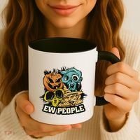 Ew People Funny Halloween Monsters Coffee Mug thumb 3
