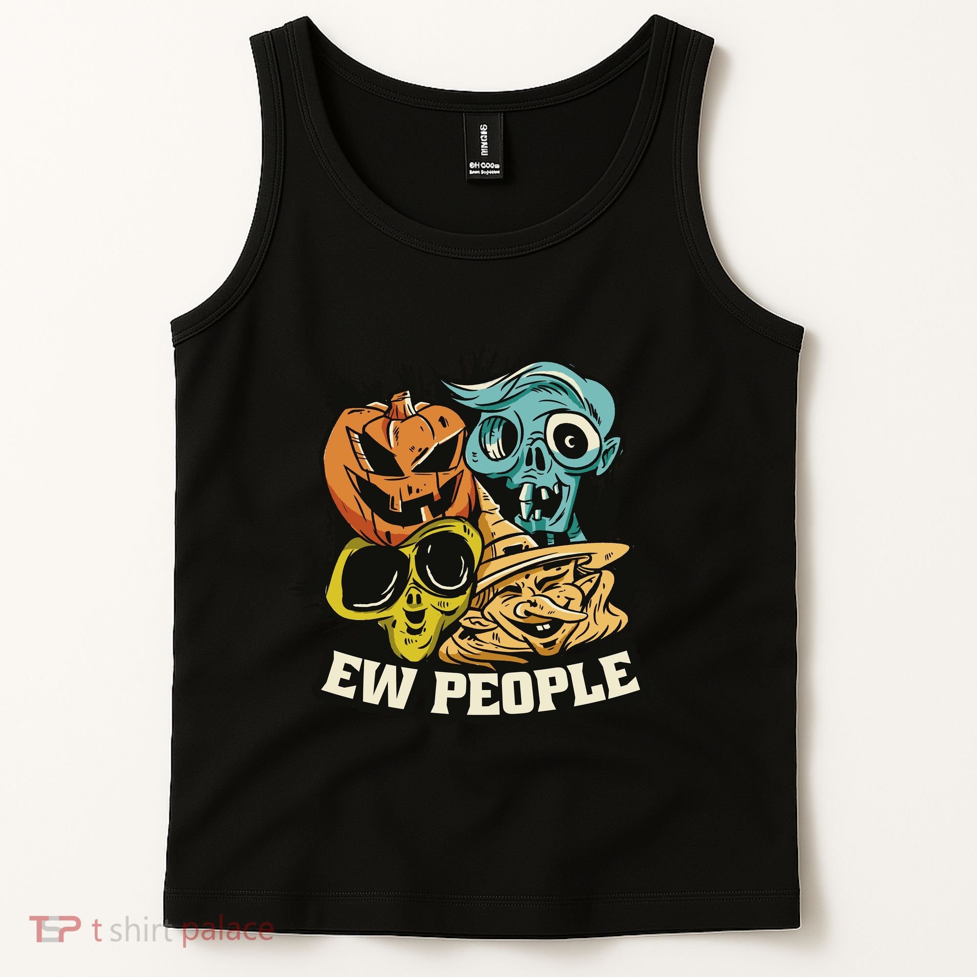 Ew People Funny Halloween Monsters Tank Top