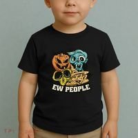 Ew People Funny Halloween Monsters Toddler T-Shirt thumb 2