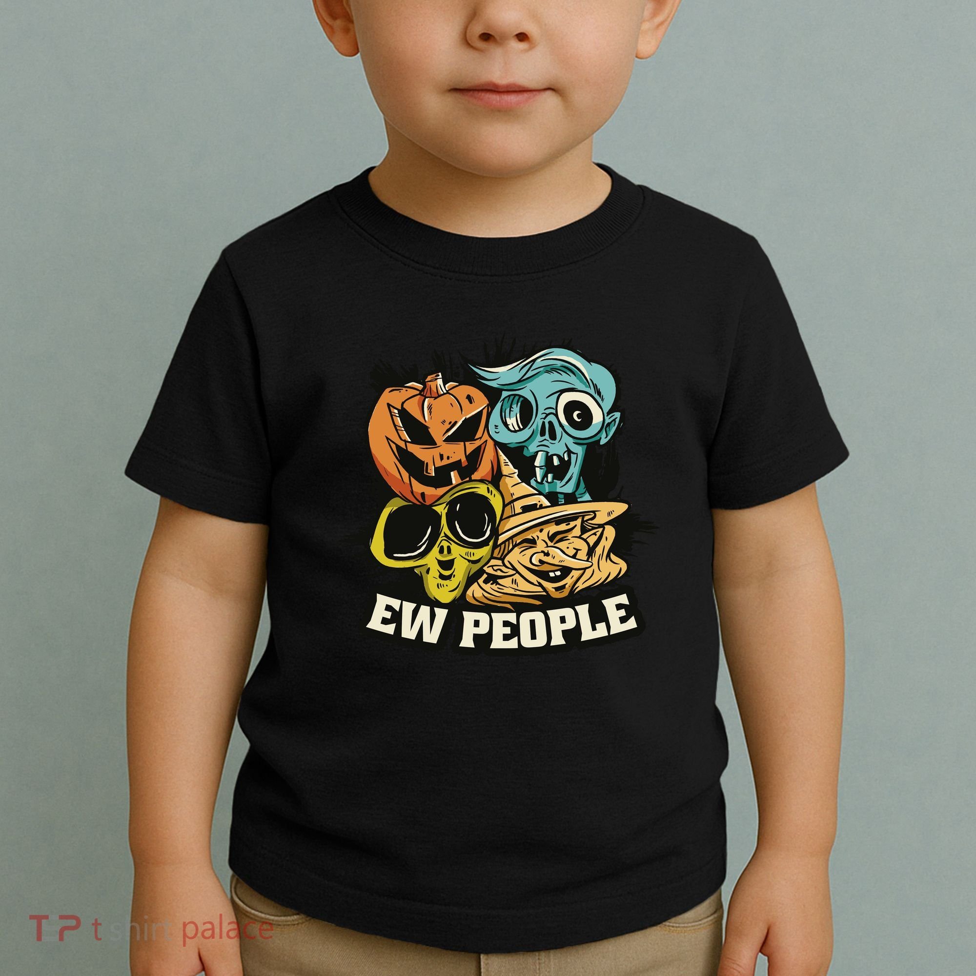 Ew People Funny Halloween Monsters Toddler T-Shirt