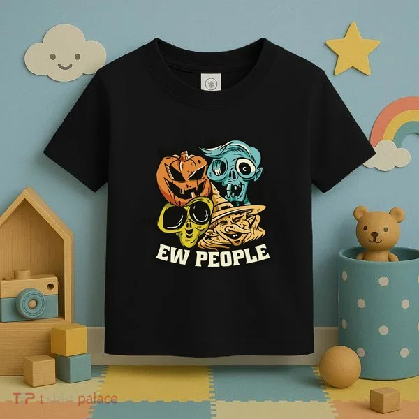 Ew People Funny Halloween Monsters Toddler T-Shirt