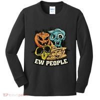 Ew People Funny Halloween Monsters Kids Long Sleeve Shirt thumb 0