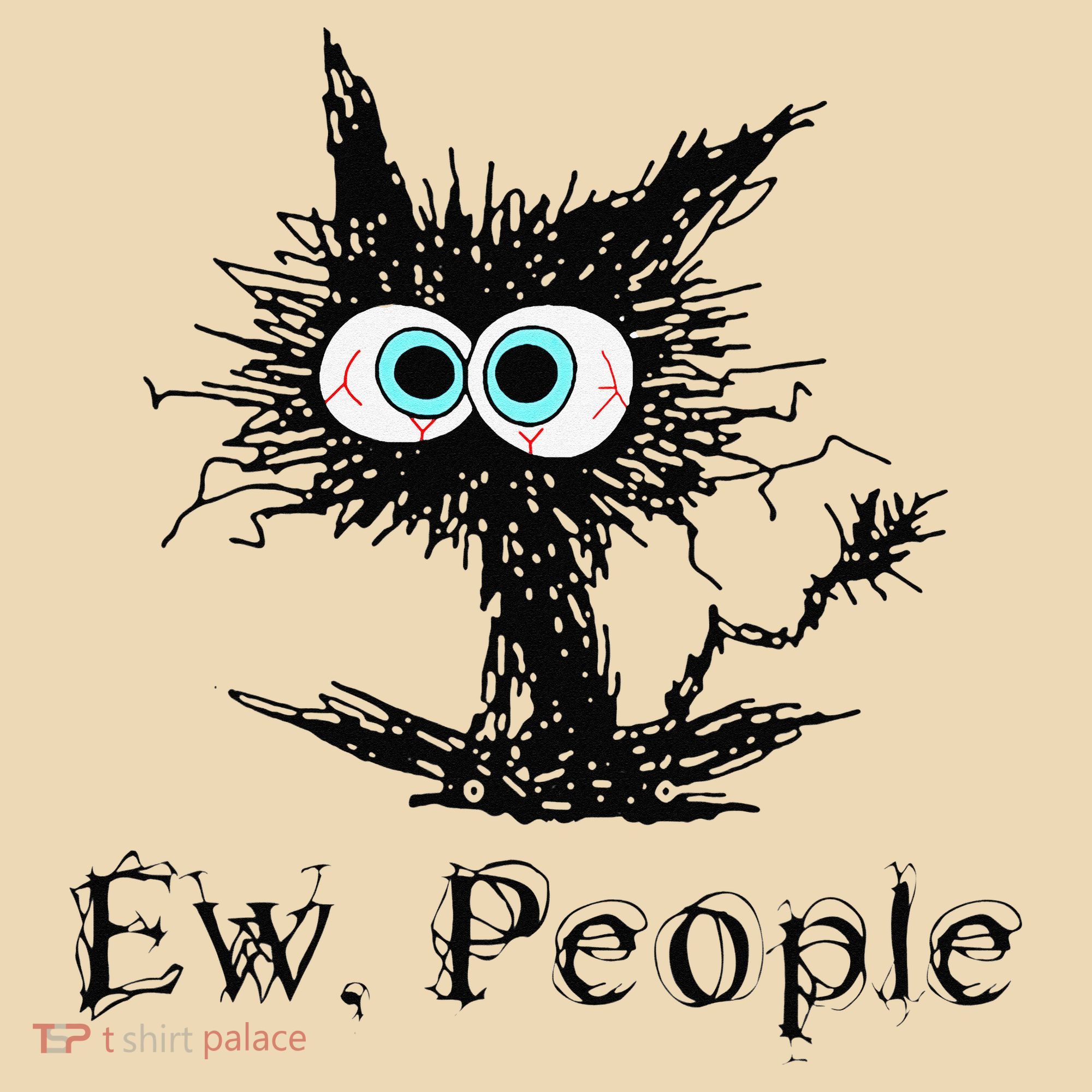 Ew People Funny Cat Tote Bag