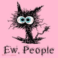 Ew People Funny Cat Coaster thumb 2