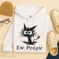 Ew People Funny Cat Hoodie thumb 4