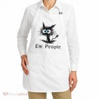 Ew People Funny Cat Apron thumb 2