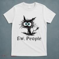 Ew People Funny Cat T-Shirt thumb 5
