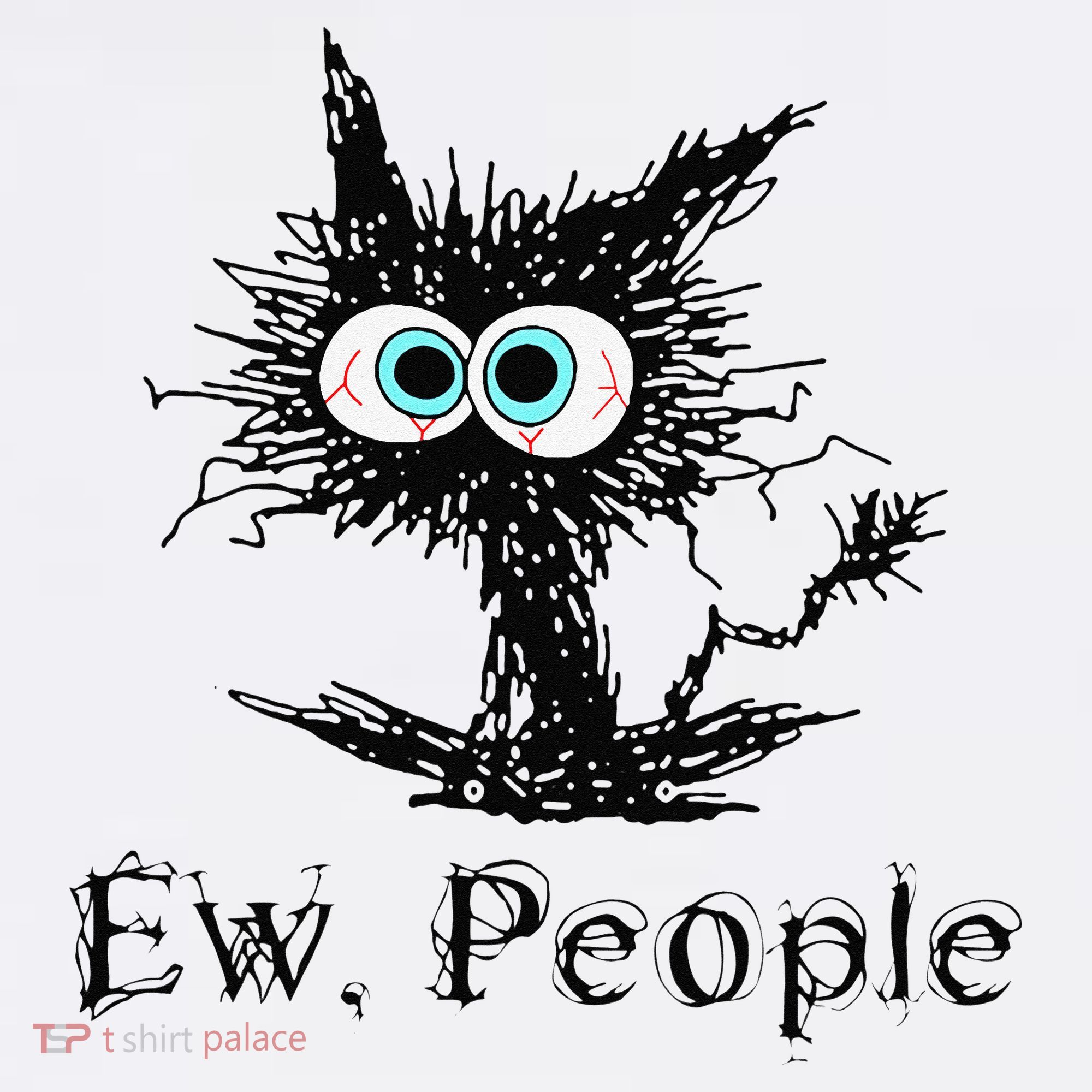 Ew People Funny Cat Pajama Set