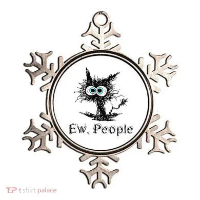 Ew People Funny Cat Ornament