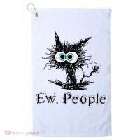 Ew People Funny Cat Golf Towel thumb 0