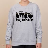 Ew People Funny Cat Lover Women's Sweatshirt thumb 0